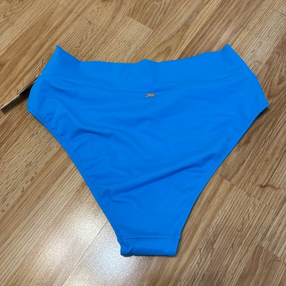 NWT ✨ Aqua Blue 2 piece swimwear set from PINK - Top size M / bottoms size L - Picture 8 of 11